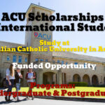 ACU Scholarships for International Students to Study in Australia for Undergraduate & Postgraduate Programs