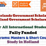 Netherlands Government Scholarship for International Students (Fully Funded)