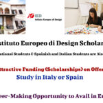 IED Istituto Europeo di Design Scholarships in Italy for International Students
