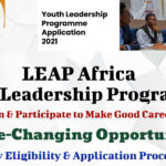LEAP Africa Youth Leadership Programme to Build a Good Career