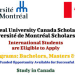 Montreal University Canada Scholarships for Bachelors, Masters and PhD Programs