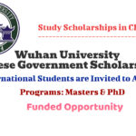 Wuhan University Chinese Government Scholarship 2022 for International Students – Study in China