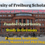 University of Freiburg Scholarship to Study in Germany, All Students of the World are Welcome
