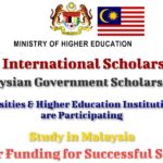 Malaysian International Scholarship (MIS) – Malaysian Government Scholarships for Masters & PhD Programs