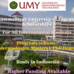 Muhammadiyah University of Yogyakarta Scholarships to Study in Indonesia (Highly Funded)