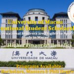 University of Macau International Student Scholarship for Bachelor’s, Master’s and PhD Programs (Higher Benefits Available)