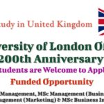 Birbeck 200th Anniversary Bursary at University of London for Master’s Programs