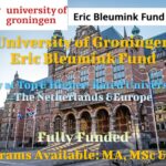 University of Groningen Eric Bleumink Fund (Fully Funded) to Study in The Netherlands