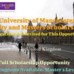 University of Manchester Equity and Masters Scholarships (Full Scholarships)