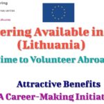 Volunteering Available in Europe (Lithuania) with Attractive Benefits