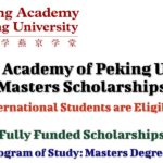 Yenching Academy of Peking University Masters Scholarships in China (Fully Funded)