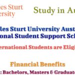 Charles Sturt University Australia Offers International Student Support Scholarship to International Students