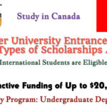 McMaster University Entrance Awards (Various Types of Scholarships) for International Students in Canada