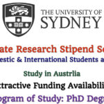 Postgraduate Research Stipend Scholarship in Australia for PhD Program