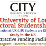 City University of London Doctoral Studentships with Higher Funding in the UK
