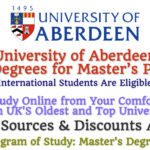 University of Aberdeen Online Degrees Available for Master’s Programs – Study Online (Funding & Discounts Available)