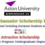 Aston University (United Kingdom) Invites Applications for the Global Ambassador Scholarship Program