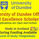 The University of Dundee Global Excellence Scholarship for Postgraduate Study in Scotland