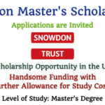 Snowdon Master’s Scholarships in the UK with Handsome Funding and Further Allowance