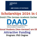 GSSP PhD Scholarships 2024 By DAAD Offered in Germany with Attractive Funding