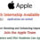 Research Internship at Apple – Applications Invited (Boost Your Career with Apple)