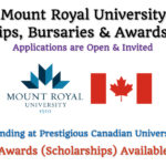 Hundreds of Scholarships and Bursaries Available at Mount Royal University in Canada