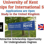 University of Kent Scholarships for International Students for Undergraduate Degrees in the United Kingdom