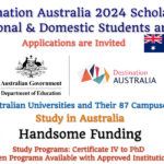 Destination Australia 2024 Scholarship for International & Domestic Students – Study at Leading Australian Universities