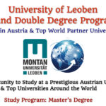 University of Leoben Joint and Double Degree Programmes (Study in Austria and Other Top World Universities) – A Giant Opportunity for Students