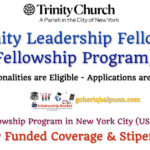 Trinity Leadership Fellows (Fellowship Program) in the USA – Fully Funded