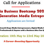 Call for Applications: Media Business Bootcamp 2025 for Next-Generation Media Entrepreneurs