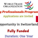 WTO Young Professionals Programme 2026 in Switzerland (Fully Funded Opportunity)