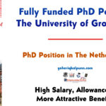 Fully Funded PhD Position at the University of Groningen in The Netherlands