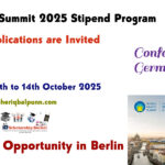 World Health Summit 2025 Stipend Program in Berlin (Germany) – Fully Funded