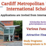 Cardiff Metropolitan University International Scholarships (Various Funding Options)