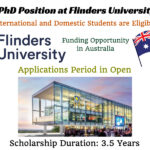 Fully Funded PhD Position at Flinders University in Australia
