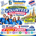 Fully Funded International Volunteer Fellowship in Thailand