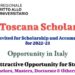 DSU Toscana Scholarship