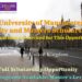 University of Manchester Equity and Masters Scholarships