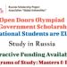 Russian Government Scholarships 2023
