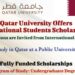 Qatar University’s International Students Scholarship