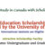 Global Education Scholarship (GES) University of Regina