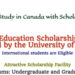Global Education Scholarship (GES) University of Regina