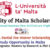 University of Malta Scholarships for International Students