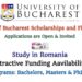 University of Bucharest Scholarships and Financial Aid