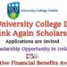 University College Dublin Think Again Scholarship