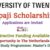 University of Twente Kipaji Scholarship