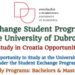 Exchange Student Program at the University of Dubrovnik