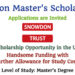 Snowdon Master's Scholarships