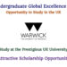 Warwick Undergraduate Global Excellence Scholarship